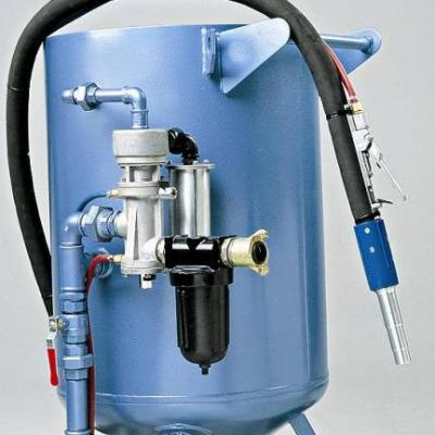 Máy phun cát, phun hạt mài 25, 50, 100, 200 lít. Đầy đủ phụ kiện cho cối bắn cát